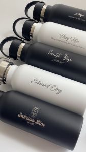 PERSONALIZED Laser Engraved Customise Name Vacuum Flask Thermos Gift Sets 500ml Thermal Flask Hadiah