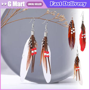 1pair Hippie Costume Jewelry for Women 70s 60s Costume Accessories with Glasses Headband Feathered Necklace Earring