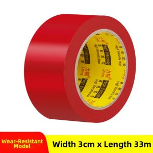 Waterproof High Adhesion PVC Marking Tape Red