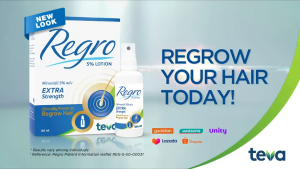 Teva Regro 5% Extra Strength Scalp Hair Solution | Hair Lotion | 80ml [EXP2028]