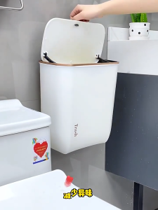 TEMPAT SAMPAH GANTUNG MEJA TOILET KAMAR MANDI / TONG SAMPAH DAPUR TRASH BIN