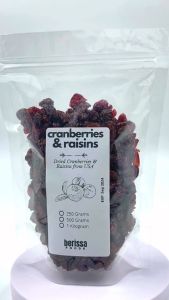 Cranberries & California Raisins - Berissa Foods - Dried Fruits Healthy Snack