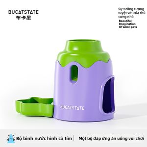 BUCATSTATE | Chậu Nước Đứng 2-trong-1 và Khay Ăn cho Hamster