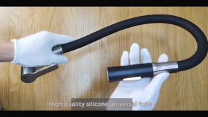 KORMES Premium Stainless Steel Wall-Mounted Kitchen Faucet - 360° Swivel Dual Function Spray (Jet/Stream)  Commercial Grade No-Leak Design for Filipino Homes Includes  Reinforced Hose & Aerator ( Black/Sliver/White Options)