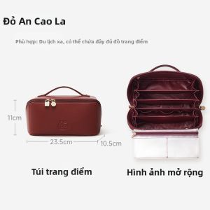 EACHY | Túi Đựng Mỹ Phẩm Chống Nước Dung Lượng Lớn Có Khoang