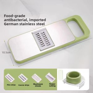 Multi-Functional Kitchen Vegetable Cutter Home Use Potato Thread Slicer Hand Protection Thin Slice Tool Japanese Style