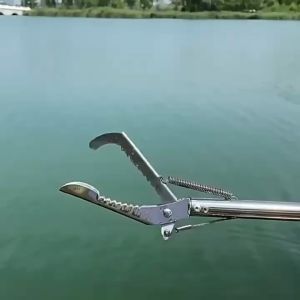 75cm/120cm/150cm/200cm Alat Penjepit Ular Stainless/Tongkat Penangkap Ular/Alat Penjepit Sampah/Snake Tongs Foldable/ Alat Penjepit Sampah Dengan Lock