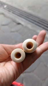 pipa gg lokal bulat lengkung panjang 17cm asli mulus