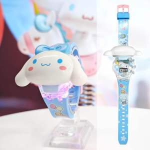 Đồng hồ đeo tay cho bé phát nhạc kèm đèn led. Đồng hồ labubu doremon hello kitty kuromi spiderman iron man captain Cinamorol Melody. Quà tặng trẻ em