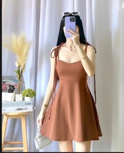 THALIA PLAIN MINI DRESS