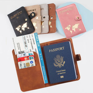 Passport Case Vintage Leather Pattern Passports Holder Women Man ID Bank Credit Card Organizer Storage Case/Travel Accessories