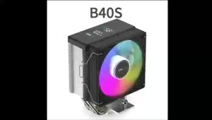 COOLLEO B40S DIG V2 4 Heat Pipes CPU Cooler Intelligent Temperature Display Radiator Air Cooler For LGA1700 115X AMD AM4 AM5