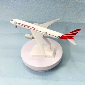 Mô Hình Trưng Bày Máy Bay Airbus A350 Hãng Hàng Không Mauritius_  Hợp Kim Cao Cấp