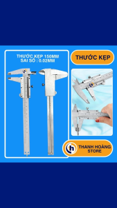 Thước kẹp cơ khí - Thước kẹp đo zem 150mm - Dụng cụ đo