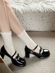 Spring Summer Ballet Miu Lace Trim Mid-Calf Thin Lolita JK Socks Y2K Short Womens White Stockings Velvet Leg Shaping