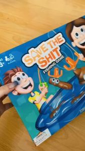 เกมส์ตกอุนจิ SAVE THE SHIT เกมส์ตกปลา ขึ้นจากน้ำ บอร์ดเกม เกมครอบครัว ของเล่นเสริมทักษะฝึกสมาธิ TY20