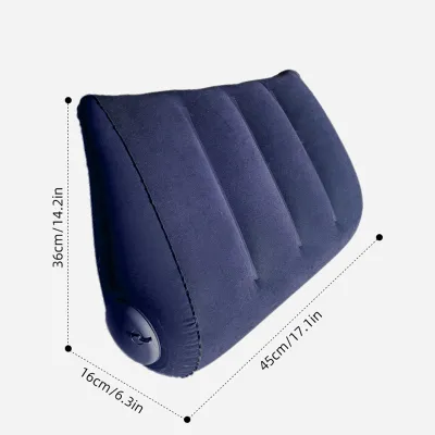 3Colors Inflatable Camping Traveling Pillow Air Cushion Portable Body Positioner for Sleep Support Lightweight Wedge Pillow