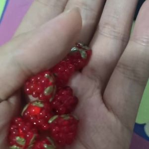 12mm Raspberry Lampwork Glass Beads Exquisite Charms for DIY Jewelry Making Bracelet Earring Keychain Bead