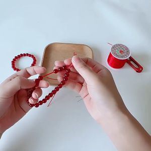 [HCM] 60m Cuộn dây nylon co giãn dùng làm vòng tay/ trang sức nhiều màu sắc Làm đồ Handmade xâu chuỗi đá-CA666