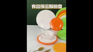 Colourful Plastic Round Shallow Plate/Pinggan Plastik/Melamine Plate/G-ware Plastic Rim Plate/Dinner Plate/Rice Plate