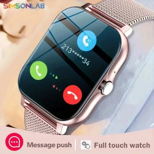 New SmartWatch 1.44-inch Color Screen Full Touch Custom Dial Smartwatch Bluetooth Talking Fashion Smartwatch Mens and Womens