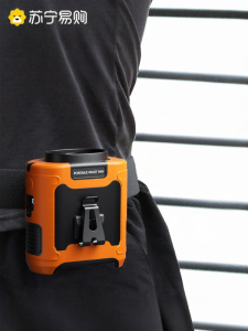 Doublepow | Portable Hanging Waist Fan High Temperature Outdoor Work Site USB Rechargeable Mini Fan Cooling Summer Heat Relief Tool