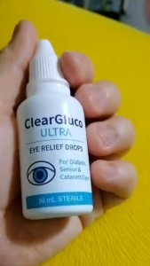 3pcs AUTHENTIC CLEAR GLUCO ULTRA EYE RELIEF DROPS