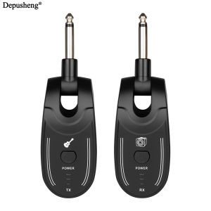 Depusheng | Depusheng G55 UHF Wireless Guitar System Transmitter Receiver With Long Distance Transmission Portable for Musical Instrument
