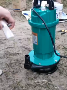 ปั๊มจุ่มเฟสเดียว 220VQDX ปั๊มจุ่มไฟฟ้า ปั๊มน้ำขนาด 1 นิ้ว