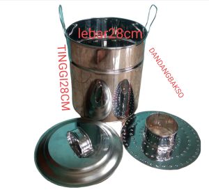 DANDANG BAKSO MALANG mini  STAINLESS ukuran 28cm 26cm 24cm