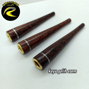 Once cangklong varian kerucut 9 cm kayu liwung macan kelor hitam galih asem setigi M233