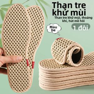 MICUI | Đệm Lót Giày Than Tre Chống Hôi Thấm Mồ Hôi Thoáng Khí Cho Mùa Hè