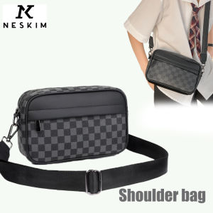 NESKIM Fashion waterproof sling beg sports casual daily small square bag multi-functional beg lelaki waterproof crossbody bag