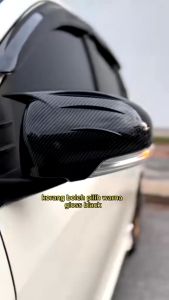 Perodua Bezza Side Mirror Cover Carbon Matte Black Chrome Trim Accessories Bodykit Gearup