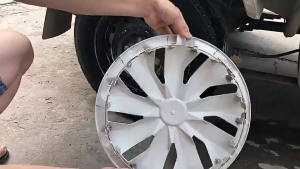 UPVC 4 Pcs Set Universal Wheel Hub Cover R16/R13/R14/R15/ 316 steel wire  Wheel Parts Wheel Caps Rim Cover