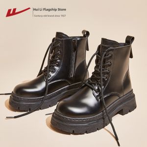 Warrior | Womens Summer New British Style Versatile Thick-soled Martin Boots