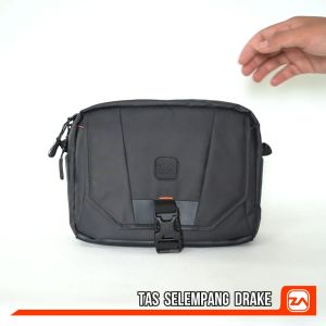 Drake slingbag clutch tas selempang slempang tas main cowok waterproof by zarventure