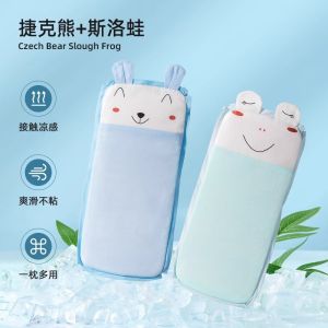 Baby Cooling Quilt Arm Mat Infant Carrier Sleeve Summer Sleeve Cover Comfortable Breathable Cotton Muslin Swaddle Blanket