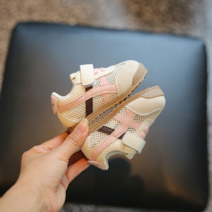 รองเท้าเดินสำหรับเด็กผู้หญิง 1-3 ปี รองเท้าเด็กผู้ชาย ระบายอากาศได้ดี ด้านล่างนุ่ม รองเท้าเด็ก รองเท้าเด็กเล็ก รองเท้าเด็กชาย รองเท้าเด็กชาย ฤดูใบไม้ผลิ