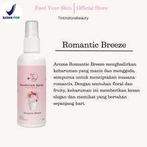 Magic Deo Spray 100 ml  Deodorant Tawas Alami Aroma Romantic Breeze