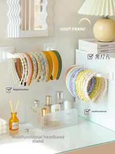 Childrens Hair Accessories Headband Storage Rack Wall Hanging No Drilling Required Dormitory Hair Tie Holder Clip Hook
