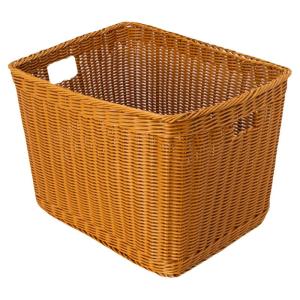 Nordic Style Large Size Plastic Wicker Weaving Laundry Basket Towel Basket Storage Basket for Home Use Dirty Clothes Basket