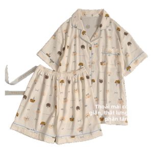HANQIANNUO | Cartoon Womens Pajama Set