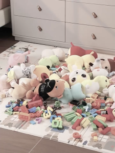 SiVass กล่องเก็บของเล่นขนาดใหญ่สำหรับเด็ก น่ารักสำหรับใช้ในบ้าน กล่องเก็บของ สไตล์การ์ตูน กล่องเก็บของเล่น