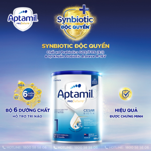 [Hoả tốc - 0Đ] Combo Sữa bột Aptamil Profutura Cesarbiotik New Zealand số 1 380g + 800g - SYNBIOTIC ĐẶC CHẾ