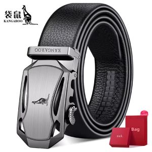 Kangaroo | Leather Belt Inside Buckle No Tail Exposed