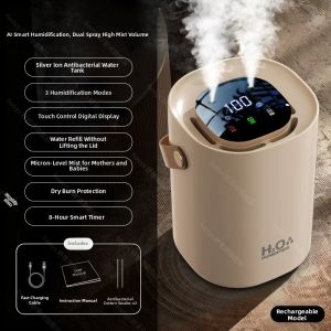 HOOYS | Smart AI Constant Humidity Large Output Dual Spray Mini Desktop Humidifier Aromatherapy Machine