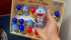 Combo 2 Hộp Kẹo sữa ong chúa cho bé vị thơm ngon hình doremon Nutifine ( Túi 30 con )