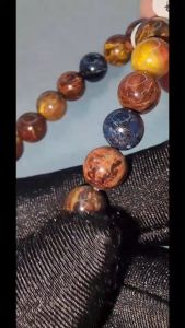 (SG Seller Ready Stocks) High Grade Natural Pietersite (Mixed Variety) Bracelet 8mm+ 高级天然彩彼得石 8+毫米