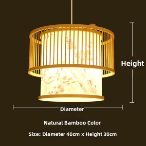 ZHUMUCHUANSHUO | New Chinese Retro Bamboo Chandelier